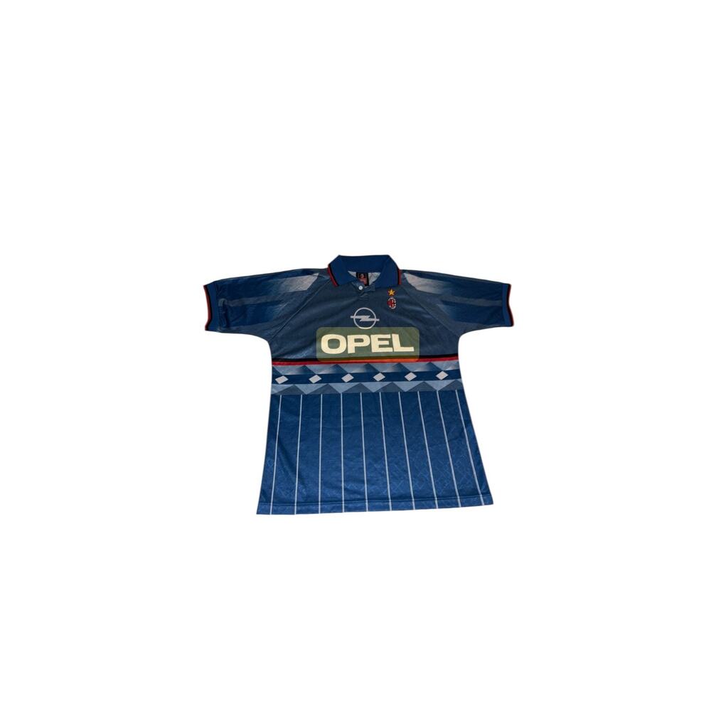 AC Milan Lotto 95/96 Fourth Opel Jersey Large L THROWBACK REPLICA Near MINT
